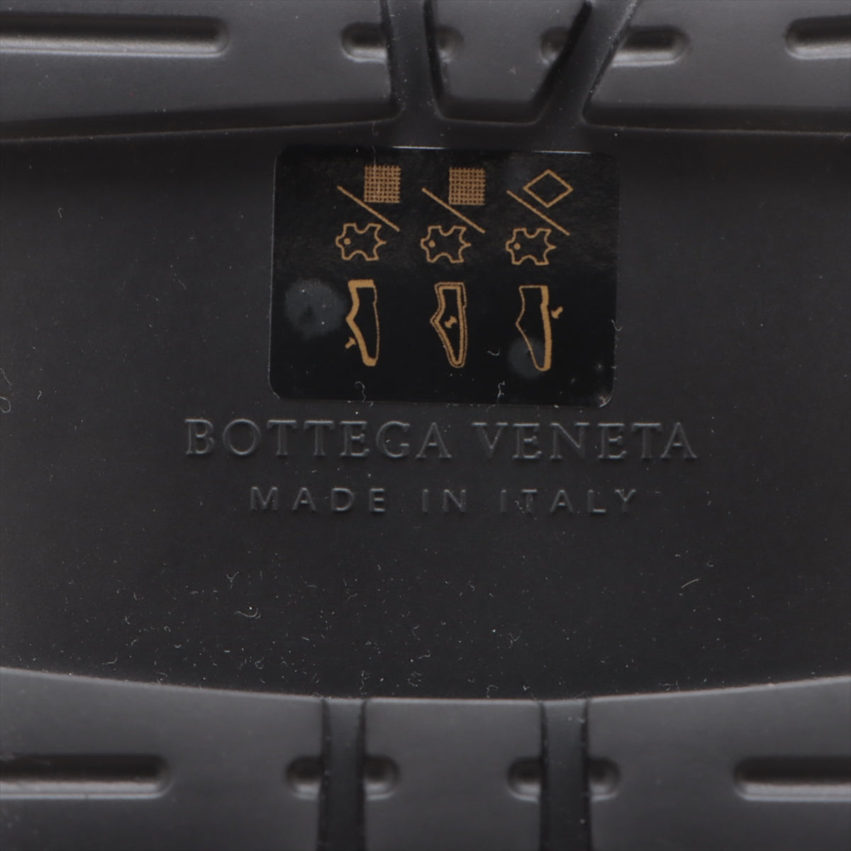 Bottega Veneta Leather Side Goar Shoes 39 Unisex Black x White Chelsea Boots Rug