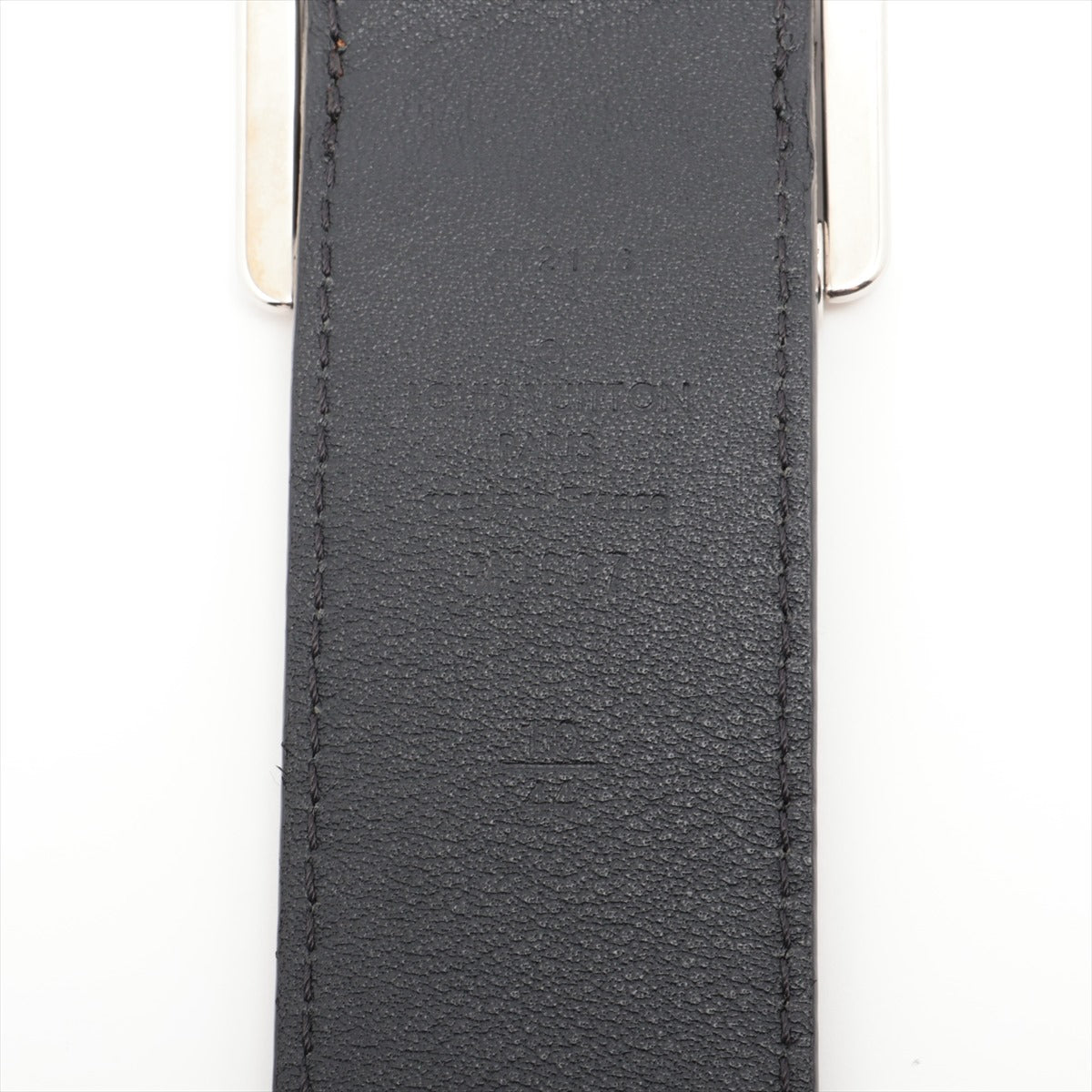 Louis Vuitton M9007 Sanctuary Riverso CT2176 Belt 110 PVC  Leather Black × Brown
