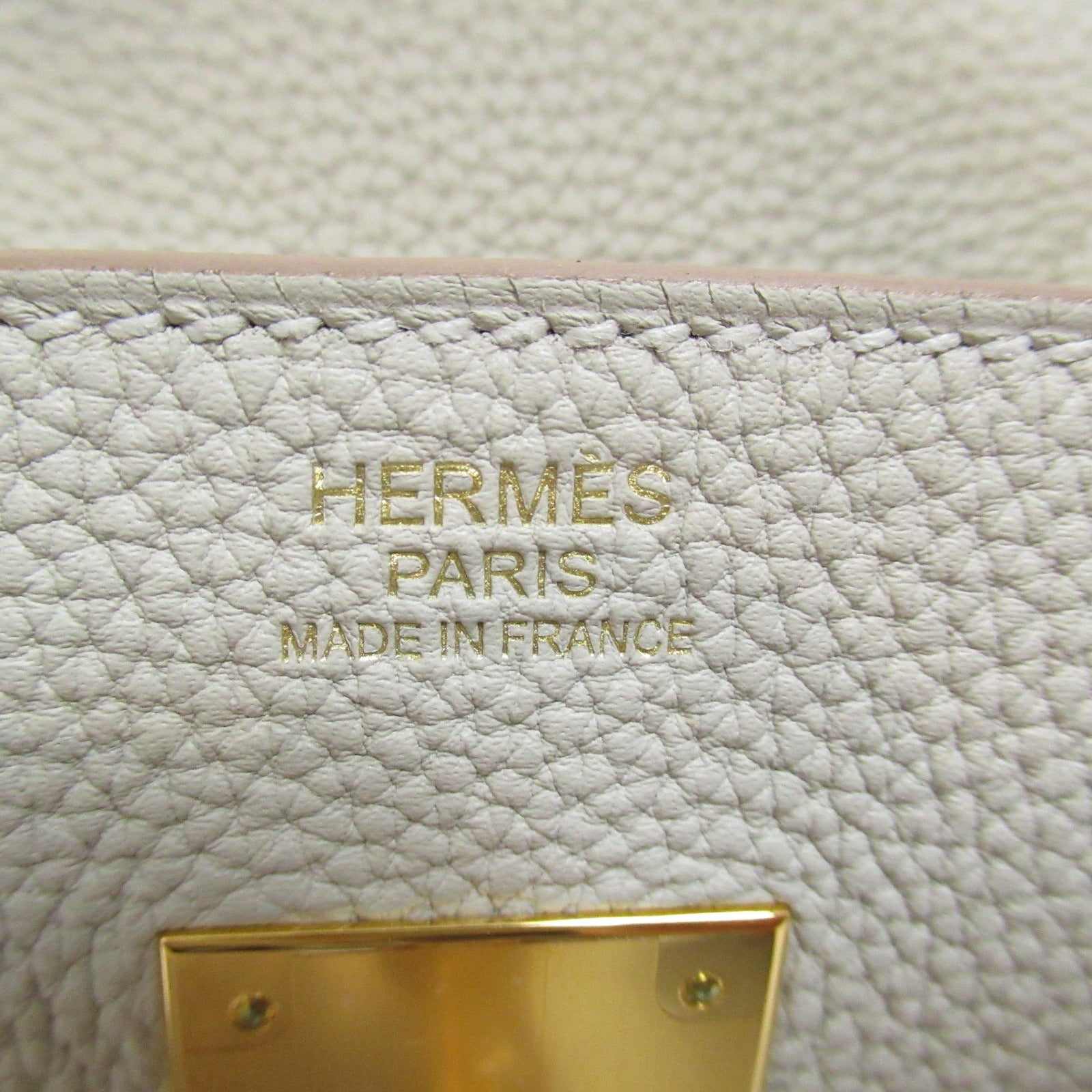 Hermes Hermes Birkin 30 Handbag Handbag Handbag Togo  Ivory Pearl Grey