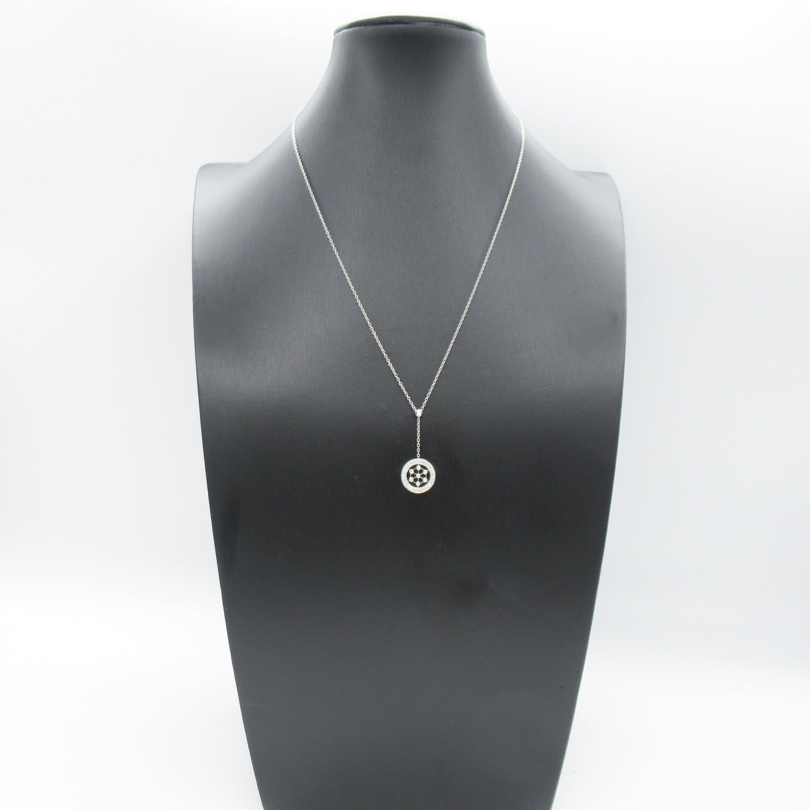 TIFFANY&amp;CO Wall Diamond Necklace Collar Jewelry Pt950 Platinum Diamond  Clearance