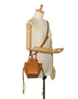 Loewe Hanmook Mini Dressing Handbag 2WAY 314.39 Camel Brown Leather  LOEWE