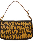 Louis Vuitton 2001 Monogram Graffiti Pochette Accessoires M92193