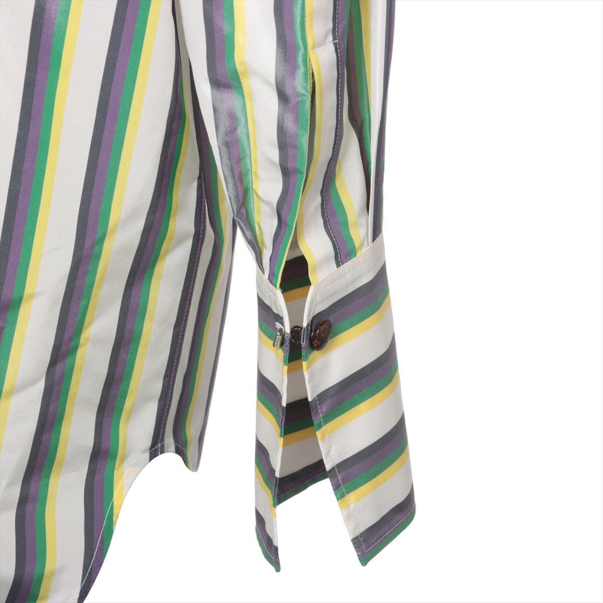Louis Vuitton 24SS Silk Shirt 34  Multicolor RW241WB Multicolor Stripe