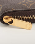 Louis Vuitton Monogram Zippyr Coin Pass M60067 Brown Coin Case