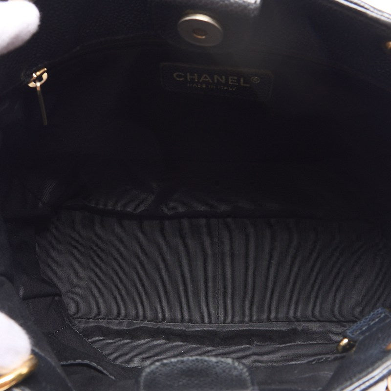 Chanel Matrasse PST Double-Chintot Caviar S Black  Shoulder Bag Mini Shoulder Bag  Bag Hybrid 【 Ship】 Himalan Bookstore Online