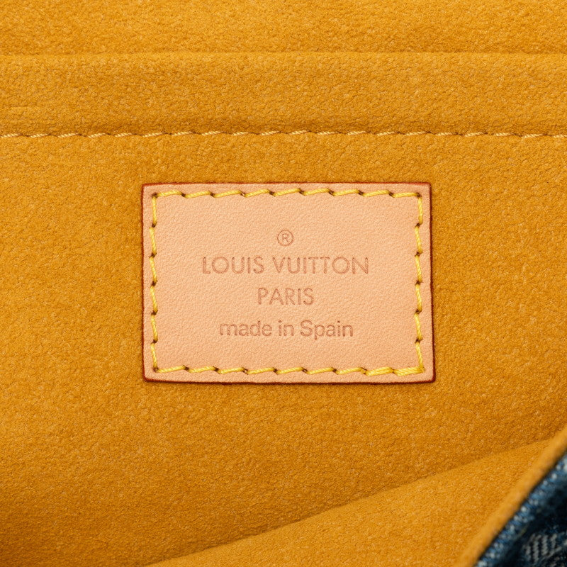 Louis Vuitton Monogram Denim Mini Privy Shoulder Bag M95050 Indigoblue Denim Leather  Louis Vuitton