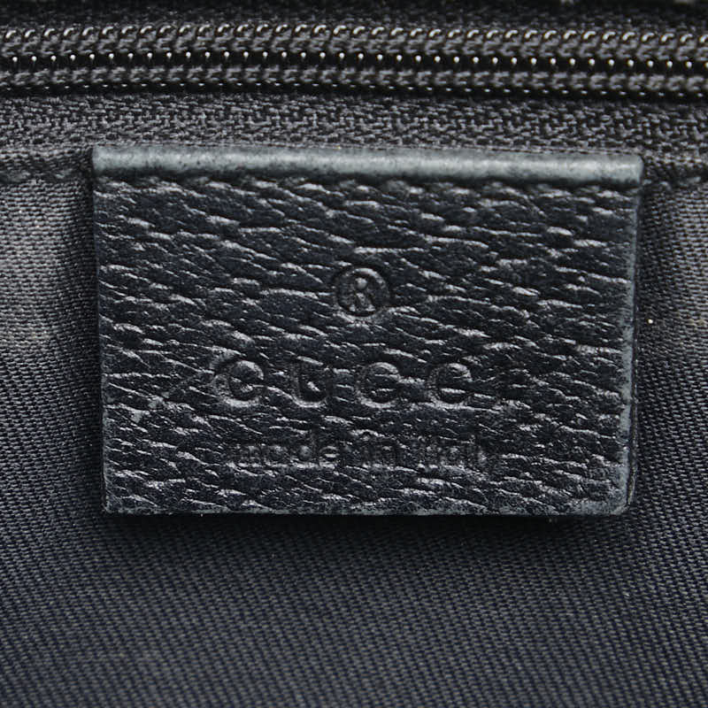 Gucci Abbey Tote Bag Handbag 130736 Black G Leather  Gucci