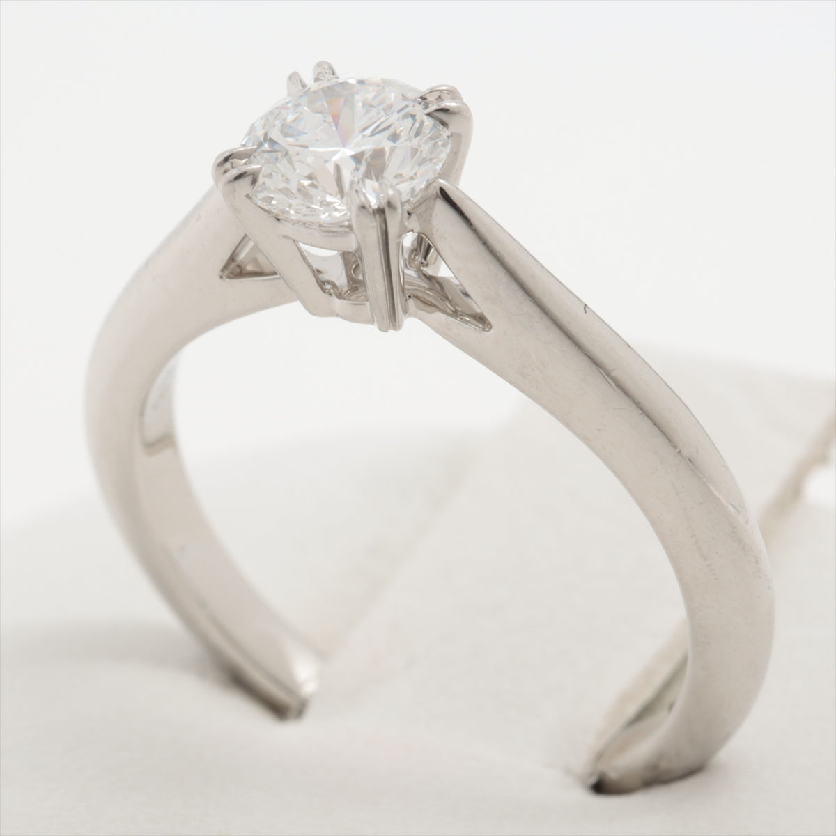 Harry Winston Solitaire Diamond Ring Pt950 4.2g 0.55 D VS1 3EX NONE RGDPRD005NSS-045oladh