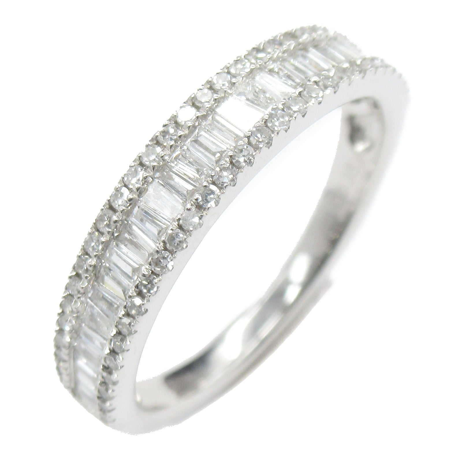 Jewelry Jewelry Diamond Ring Ring Ring Jewelry K18WG (White G) Diamond  Clear Diamond 2.1g