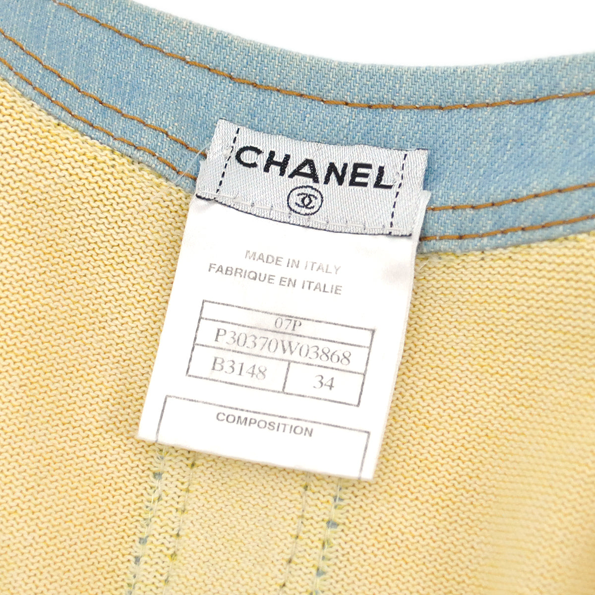 Chanel Spring 2007 contrast-trim jacket 