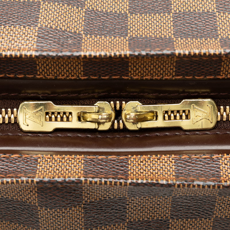Louis Vuitton Damier Chelsea Tote Bag N51119 Brown PVC Leather  Louis Vuitton