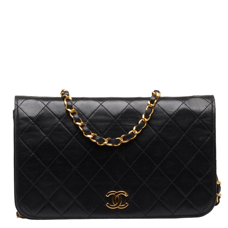 Chanel Mattrase 23 Coco Single Flap Chain Shoulder Bag Black   Chanel