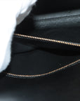 Bottega Veneta Clipper Leather Shoulder Bag Black Bottega