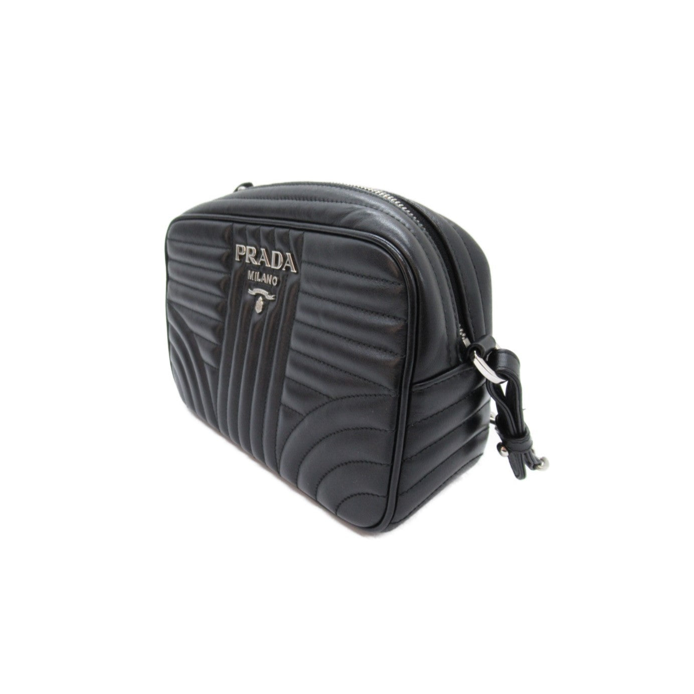 Prada Chain Shoulder Bag  Black 1BH083