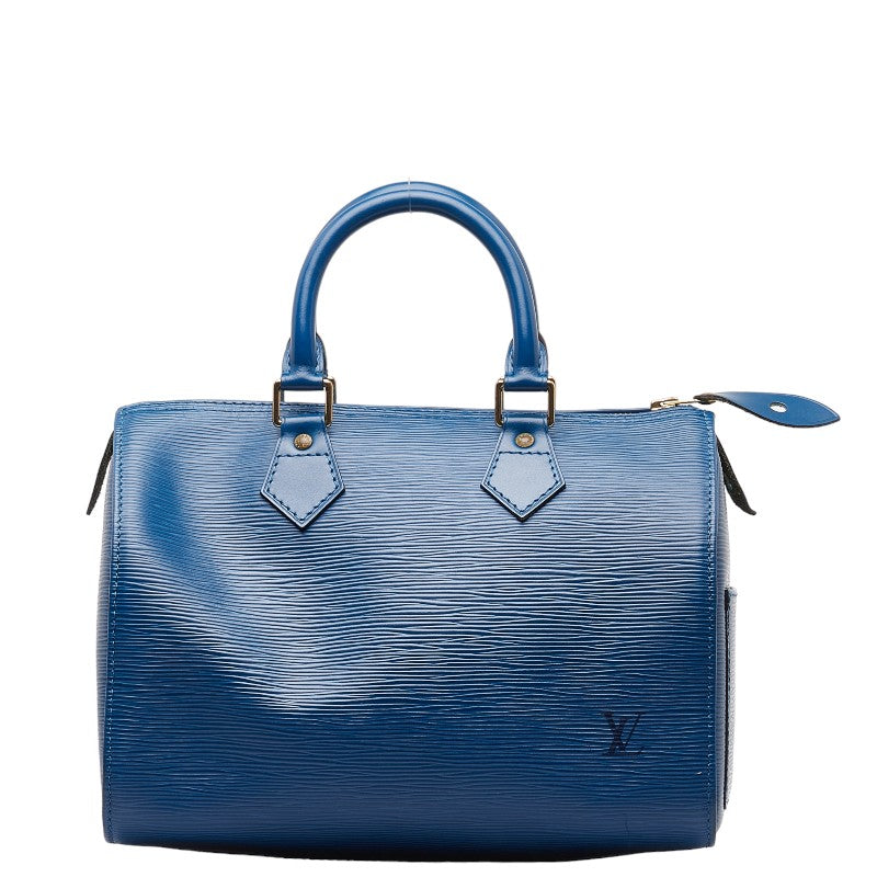 Louis Vuitton Epi Speedy 25 Handbag Mini Boston Bag M43015 Trad Blue Leather  Louis Vuitton