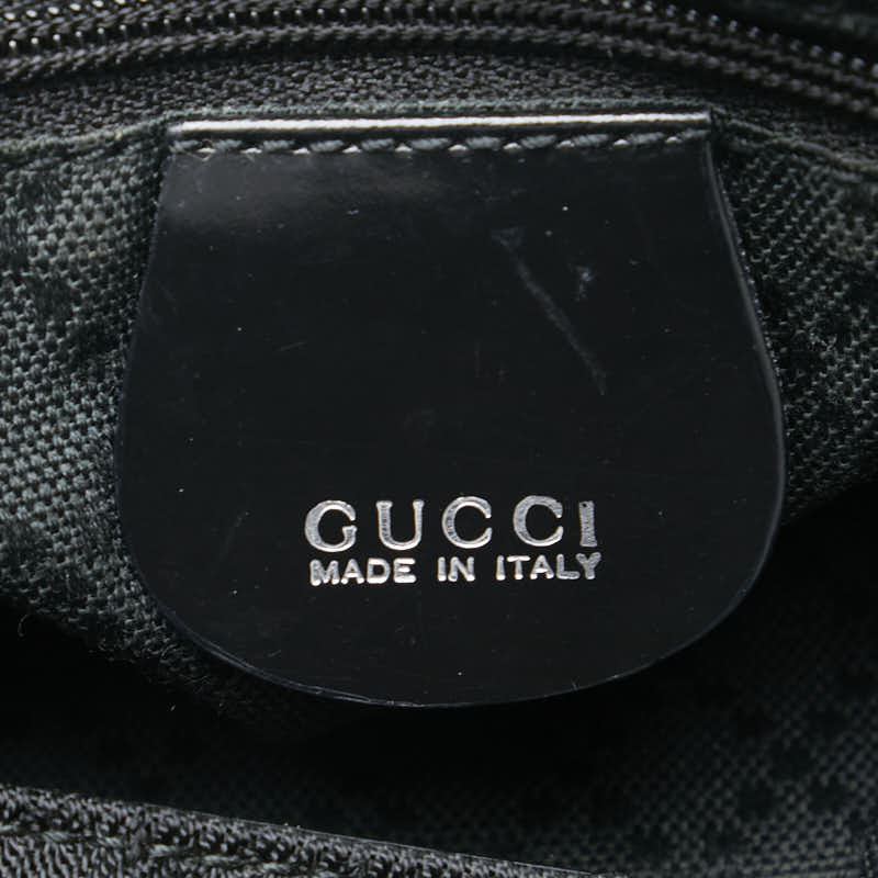 Gucci Bamboo Handbag Shoulder Bag 2WAY 001 2404 Black Canvas  Gucci