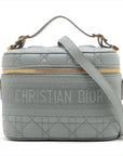Christian Dior Lady Leather 2WAY Vanity Bag Gr Earl