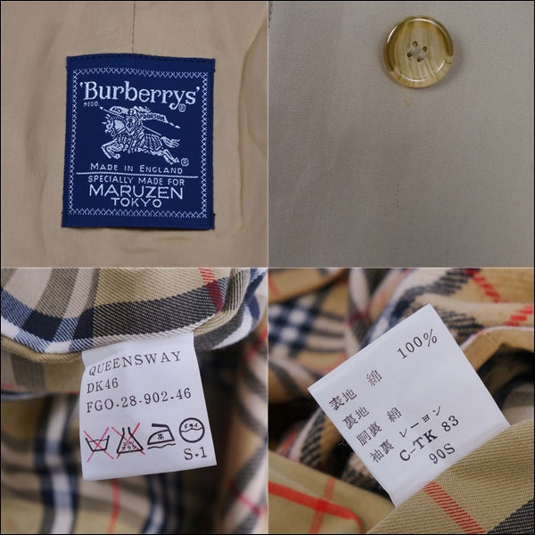 Vint Burberry s Coat Vintage Burberry Burberrys Coat Vintage Burberry Burberrys Coat 100%   8 (M Equivalent) Burberrys Coat Vintage Barbary Coat 100% Outer Ladies 8 (M Equivalent)