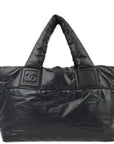 Chanel Black Nylon Coco Cocoon Tote Handbag