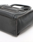 Celine Luggage Nano per Leather 2WAY Handbag Black Lagoon