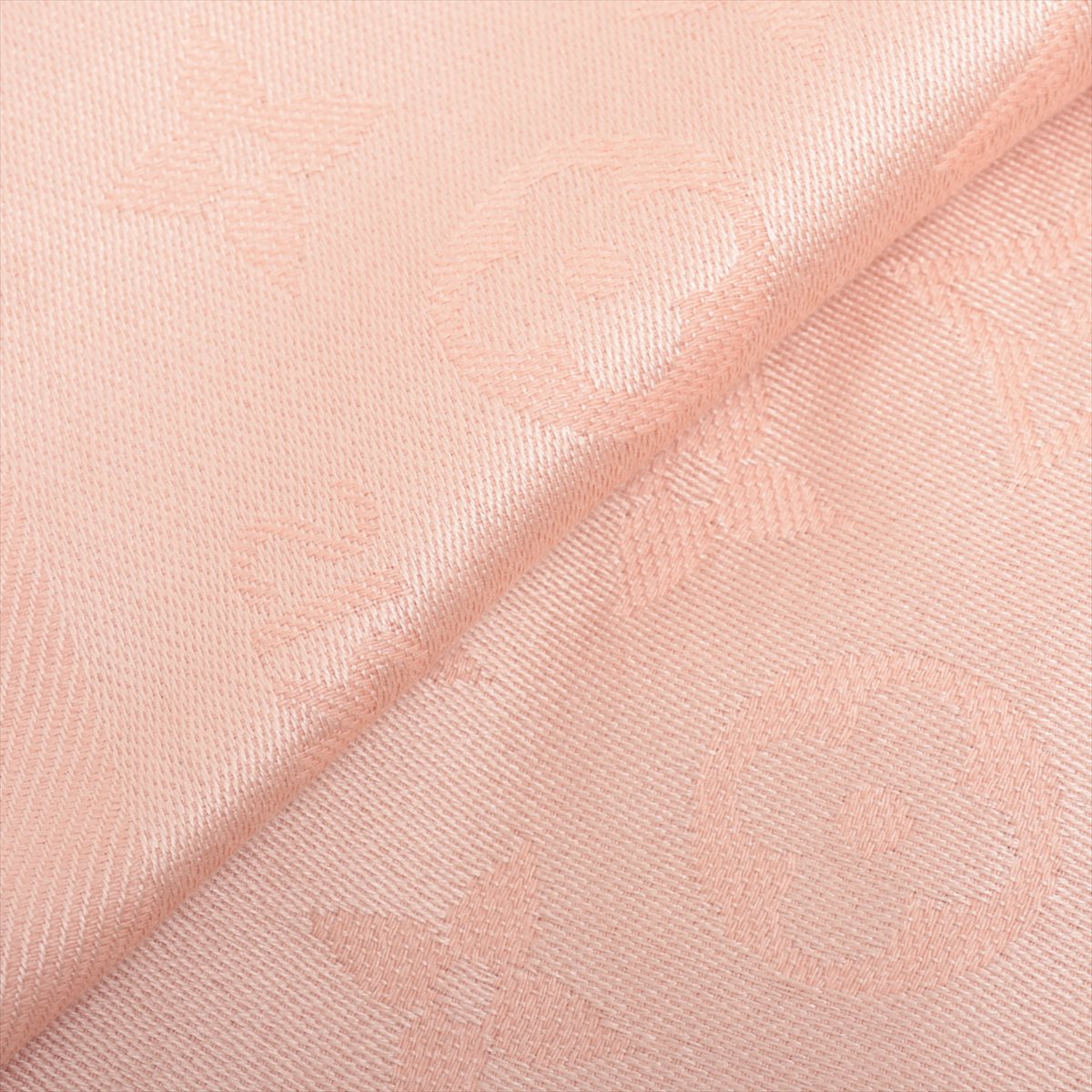 Louis Vuitton 402336 S Monogram  Wool  Silk Pink