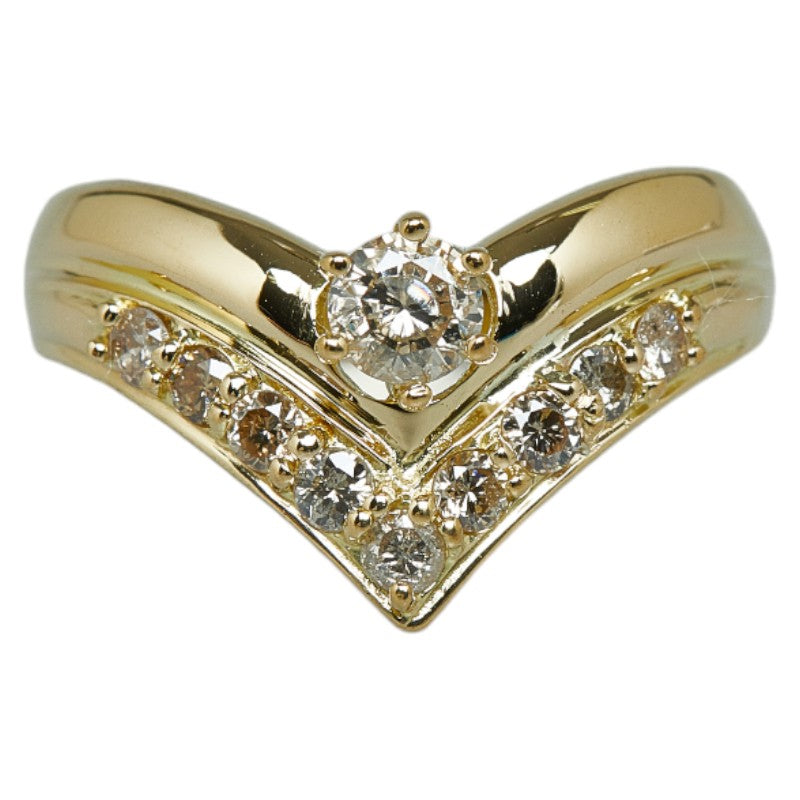K18YG Yellow G Diamond 0.50ct Ring Ring  11