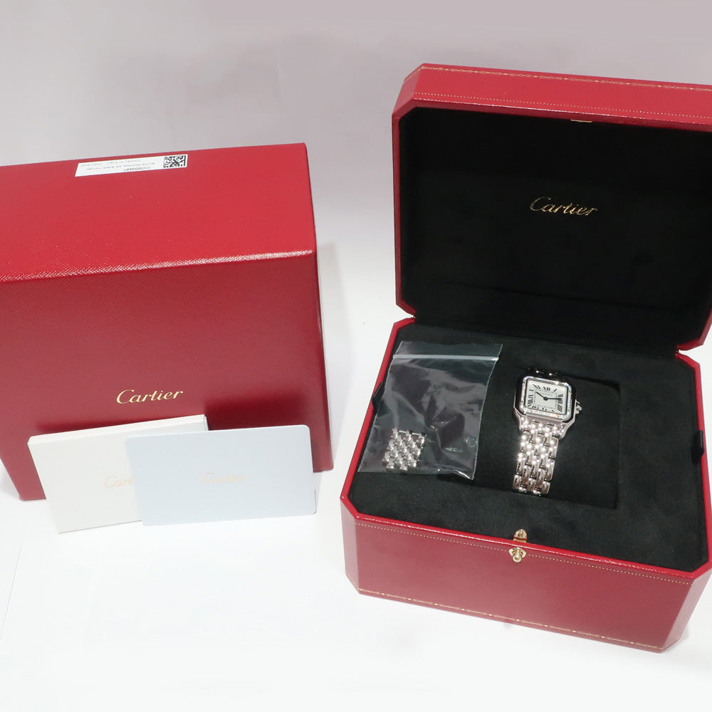 Cartier Panther Du Cartier Quartz W4PN0008 Diamond SS  Watch Box 2024 Guarantee Certificate