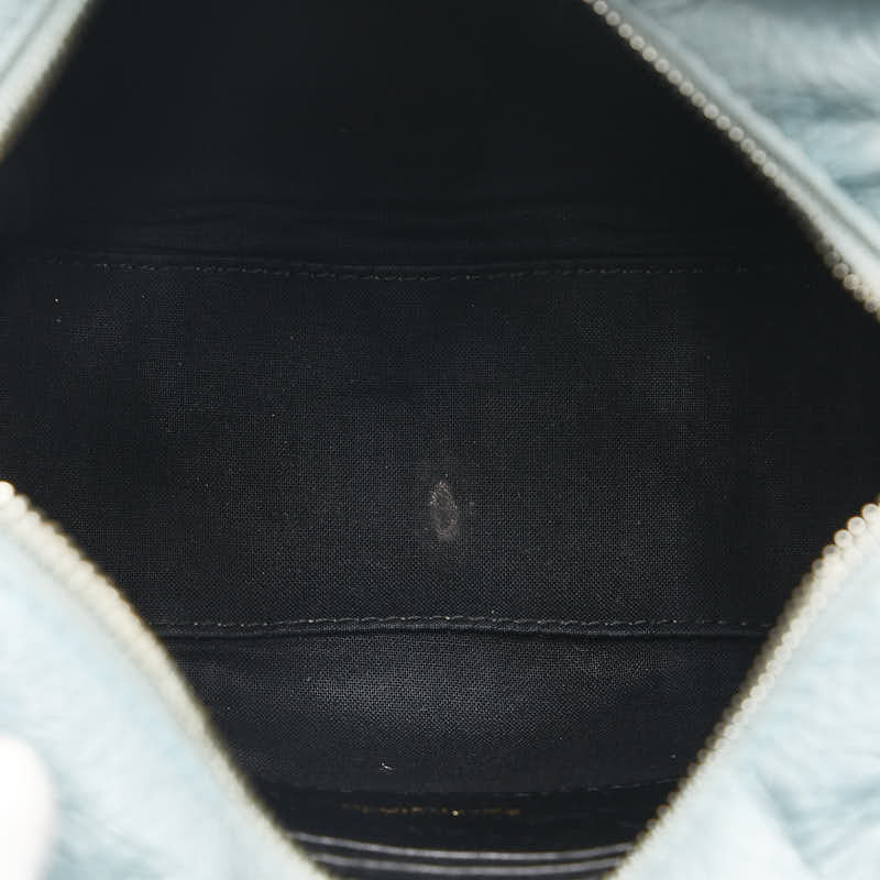 Balenciaga Basar per XXS Handbag Shoulder Bag 2WAY 513988 Ba Blue Leather  BALENCIAGA