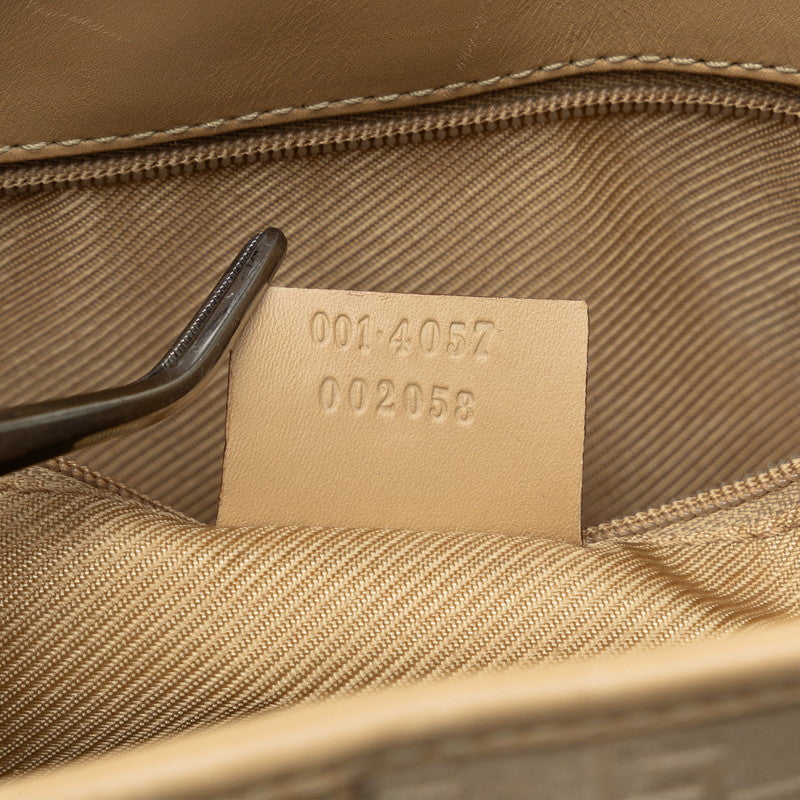 Gucci GG Jackie One-Shoulder Handbag 001 4057 Beige  Leather  Gucci