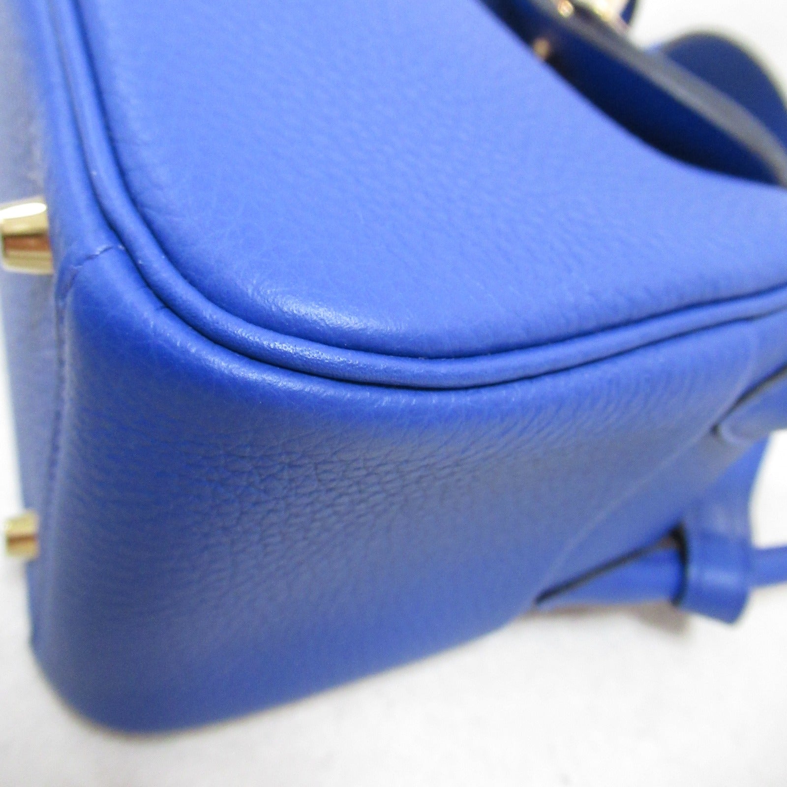 Hermes Hermes Lindemini 2w Shoulder Bag Shoulder Bag Leather  Clemence  Blue