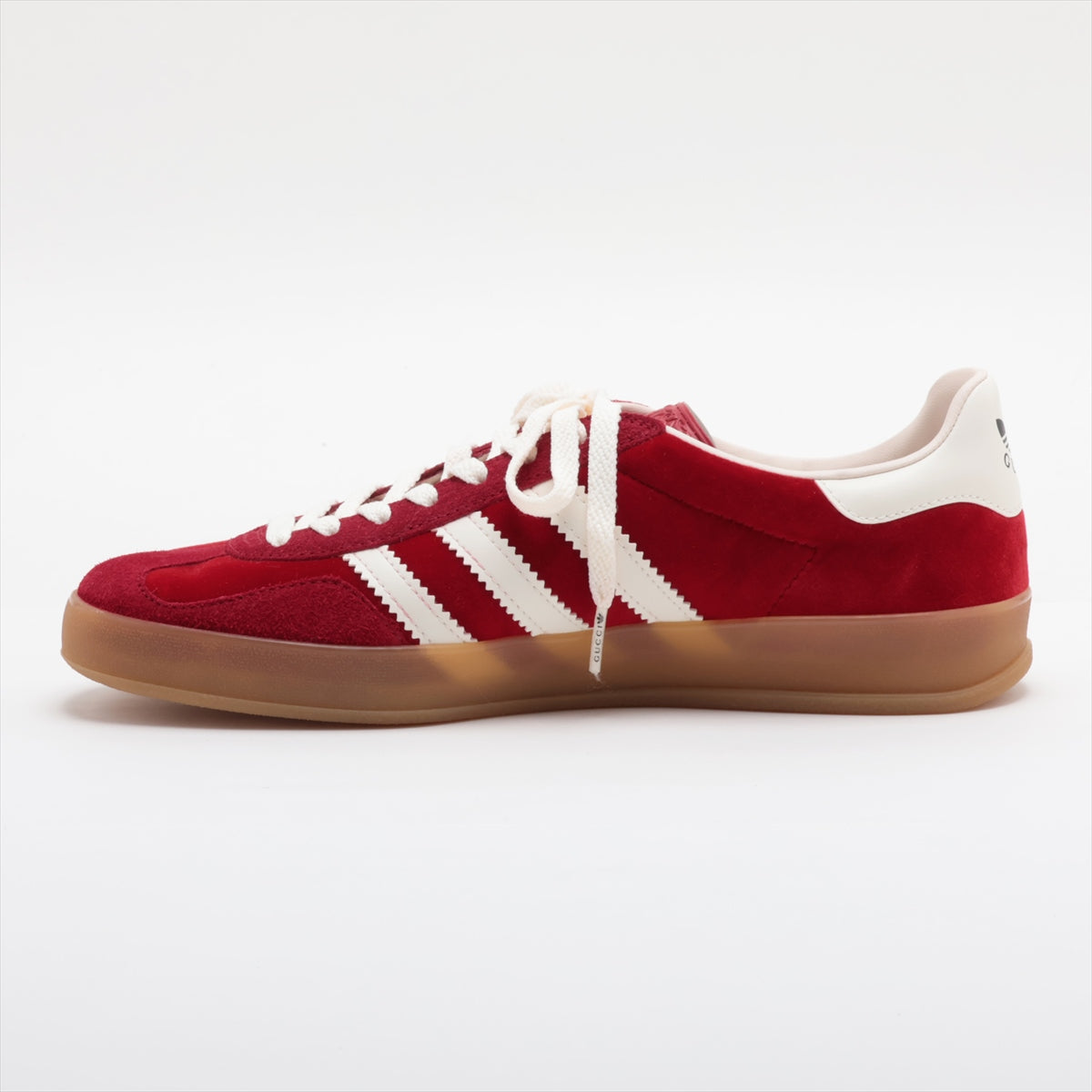 Gucci x Adidas Gasel Belloor x Leather Trainers 25.5cm Unisex Red x White 707848 HQ8853  Homo Box Bag