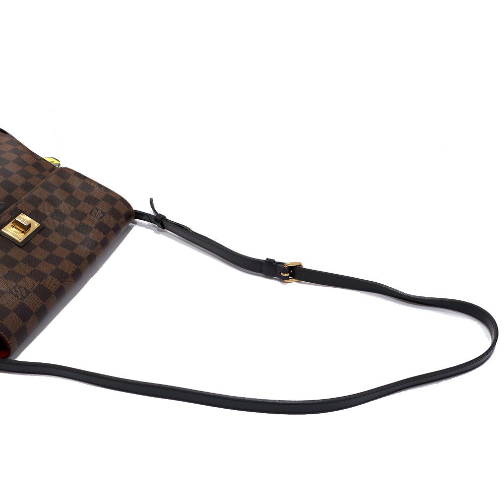 Louis Vuitton Buzz Rose Berry N41178 Damiet Shoulder Bag Brown G   Women Only