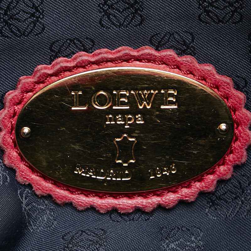 Loewe Anagram Logo Tote Bag Pink Leather  LOEWE