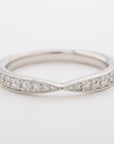 Tiffany Harmony Half Circle Diamond Ring Pt950 2.5g