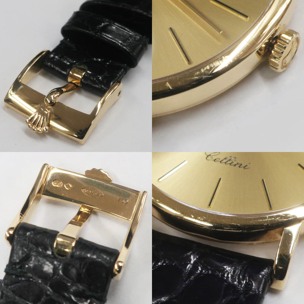 Rolex Cherini 5112 W . 750YG/Leather G