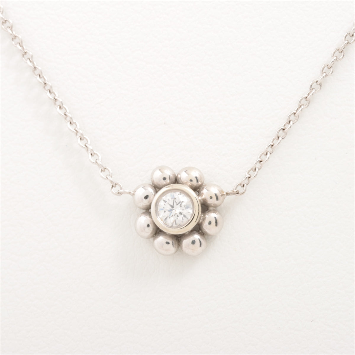 Tiffany Paroma Picasso Diamond Necklace 750 (WG) 2.6g