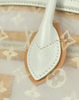 Louis Vuitton White Monogram Transparence Lockit Handbag M40699