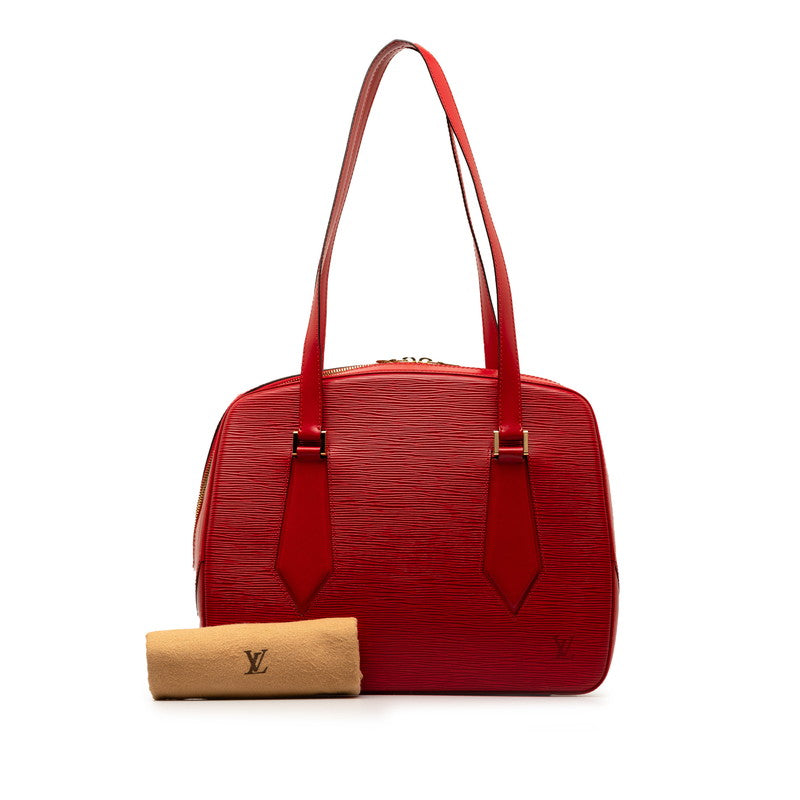 Louis Vuitton Epi Voltaire Handbag M52437 Castilian Red Leather  Louis Vuitton