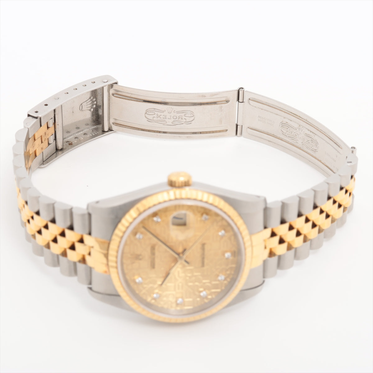 Rolex Datejust 16233G SSYG AT Champagne Hologram  s Too Much