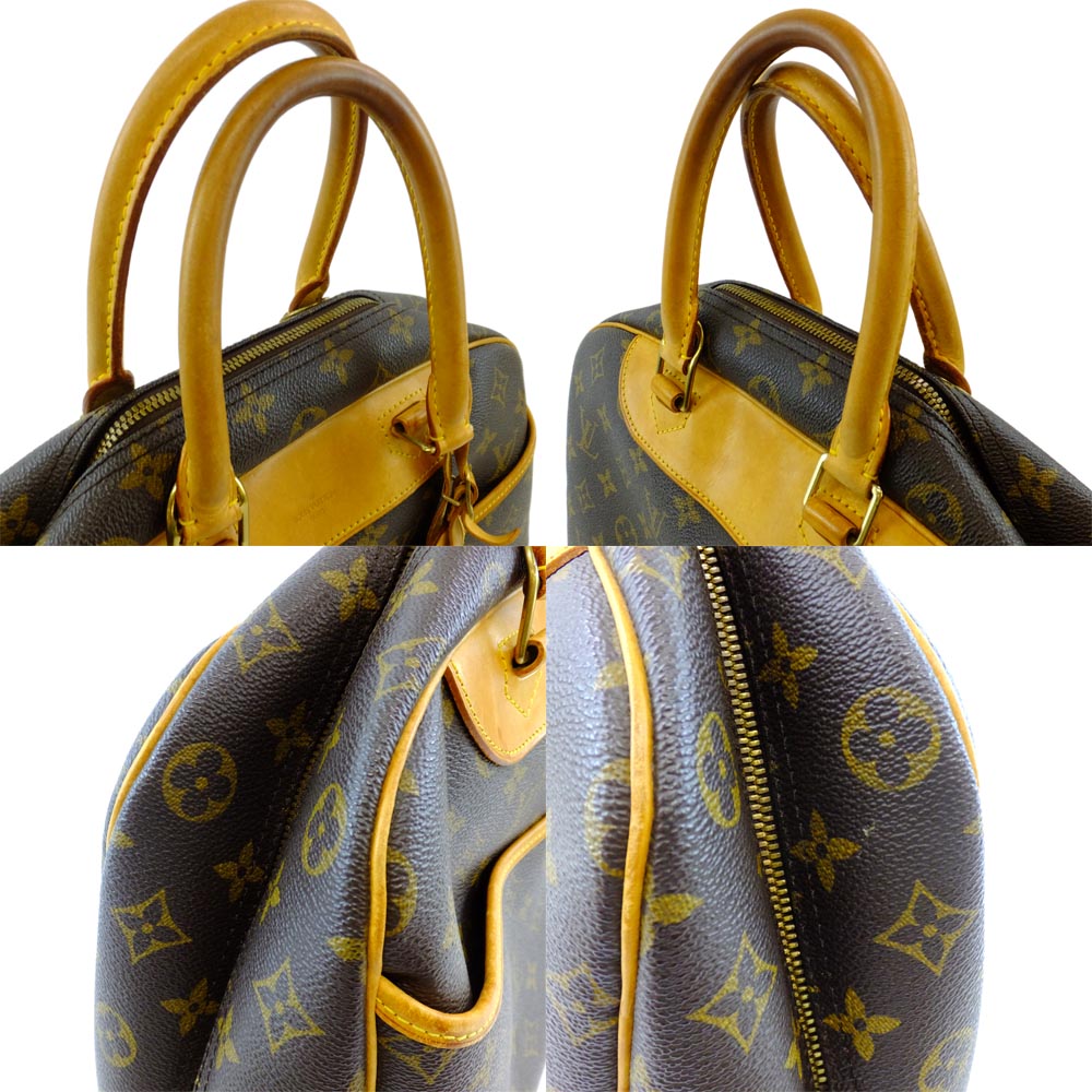 Louis Vuitton Douville Handbag Monogram Brown G  Leather Canvas
