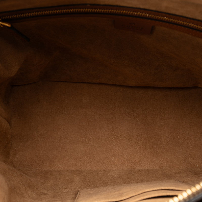 Gucci GG Supreme 托特包 415721 米色棕色 PVC 皮革 Gucci