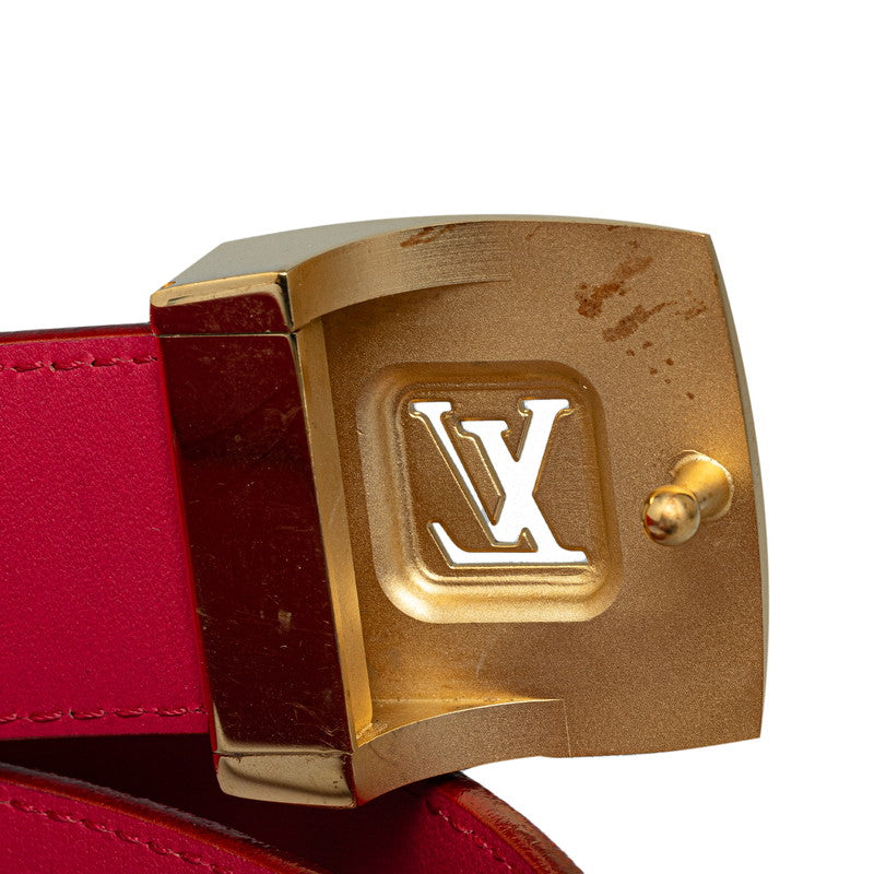 Louis Vuitton Multicolor Sandwich Cut Belt 85/34 M9682 Bronze Gold PVC Leather  Louis Vuitton