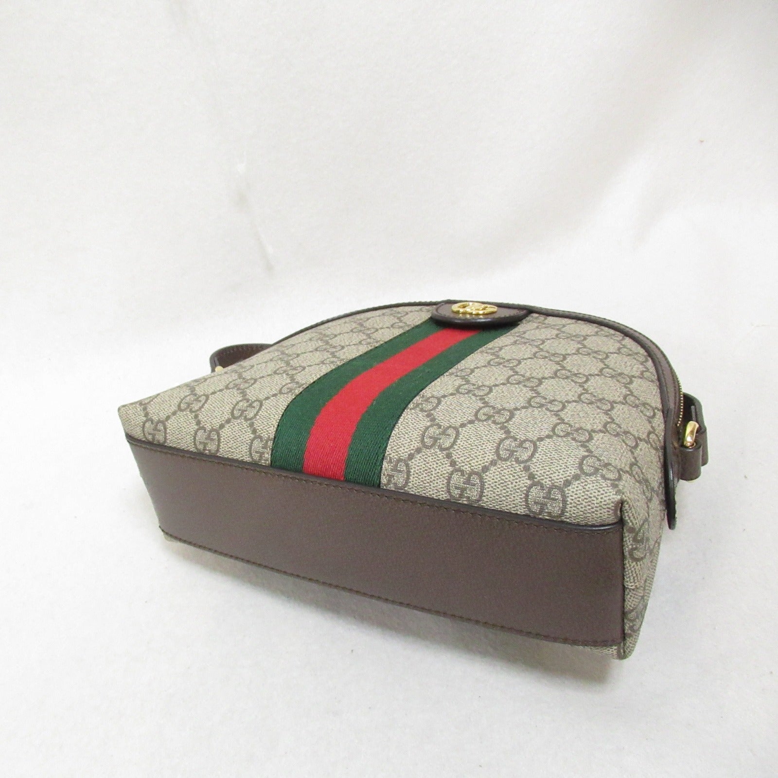 Gucci OPHIDIA Offroad Shoulder Bag GG Supreme Linen  Brown / Beige 499621