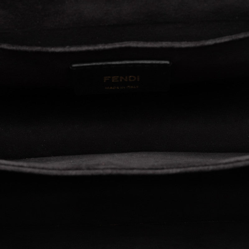 Fendi Zucca Canyon 手提包 2WAY 8BT283 黑色多色皮革 Fendi
