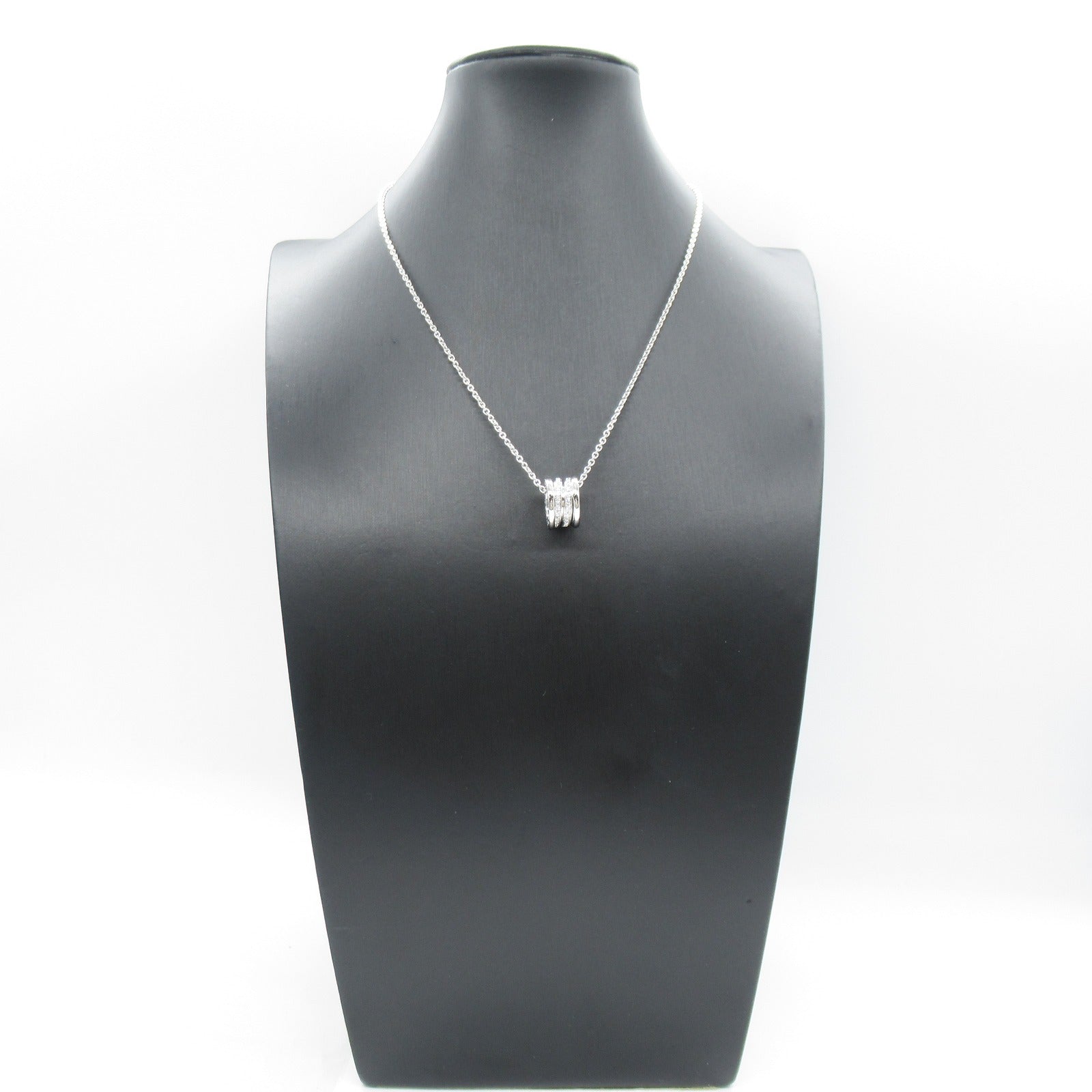 Bulgari BVLGARI B-zero1 Beezero One Diamond Necklace Collar Jewelry K18WG (White G) Diamond  Clearance