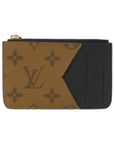 Louis Vuitton Monogram Reversee Porte Jaeger Le Coultre Rome M81912 Coin & Card Case