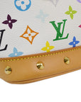 Louis Vuitton 2004 White Monogram Multicolor Alma Handbag M92647