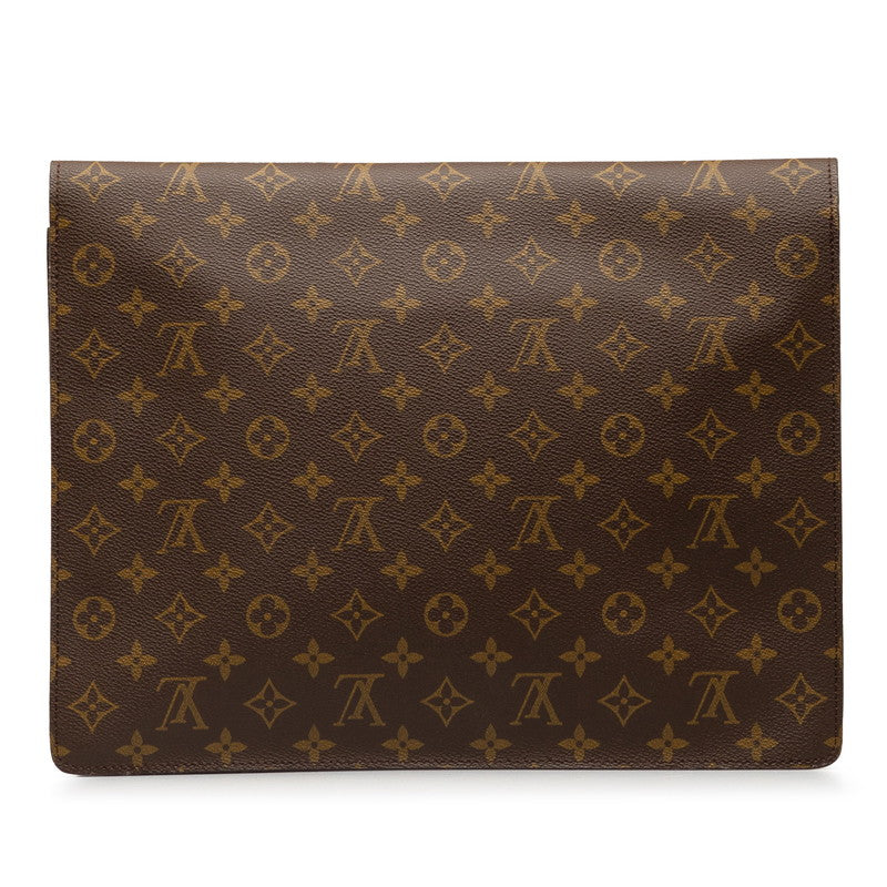 Louis Vuitton Monogram Porte Document M53335 Brown PVC Leather m