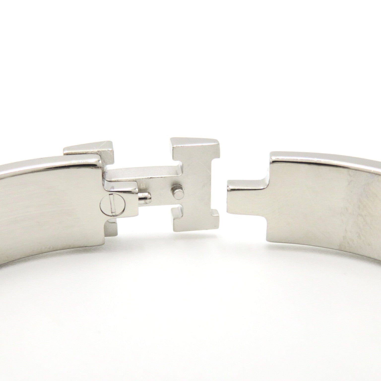 Hermes Hermes   PM Bangle Accessoires Plated  White/Silver