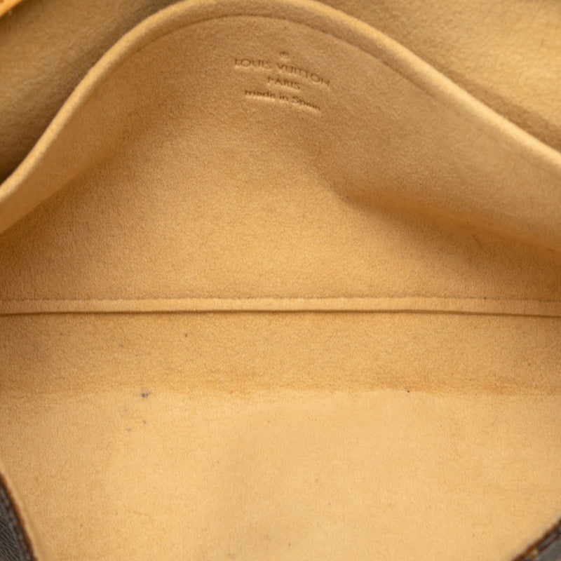 Louis Vuitton Monogram Pochette Twin GM  Shoulder Bag M51852 Brown PVC Leather  Louis Vuitton